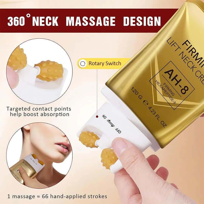Firming Neck Cream For Wrinkles Skin Body Care Hexapeptide Lightens Neck Fine Lines Anti-aging Tightens Neck Whitening Lotions
